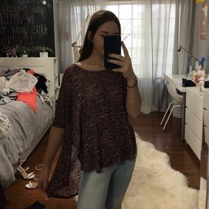 Soft oversized short sleeve sweater! 🌥